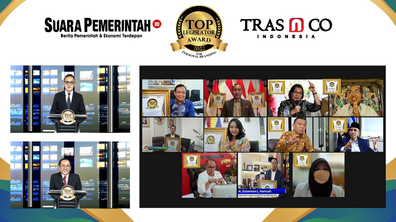 Suarapemerintah.id - TRAS N CO Indonesia Sukses Gelar Top Legislator Award 2022 For Personal Branding