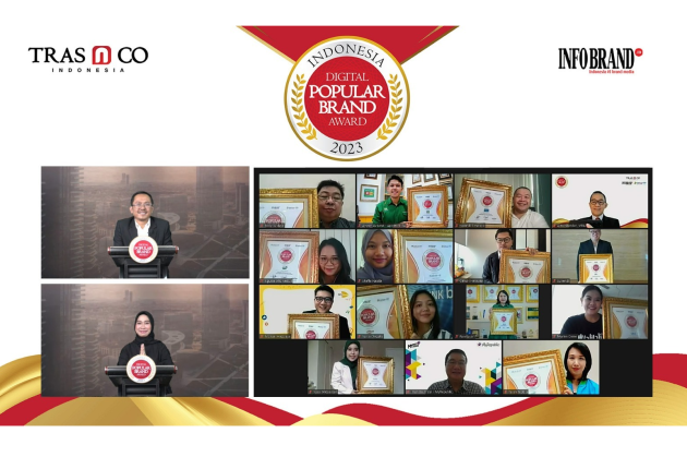 INFOBRAND.ID Umumkan Pemenang Indonesia Digital Popular Brand 2023