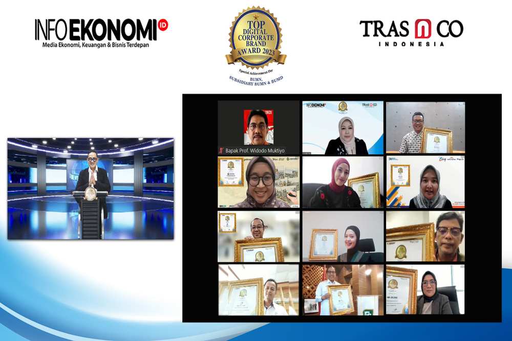 Sepuluh Perusahaan Pelat Merah Raih 4th Top Digital Corporate Brand Award 2023