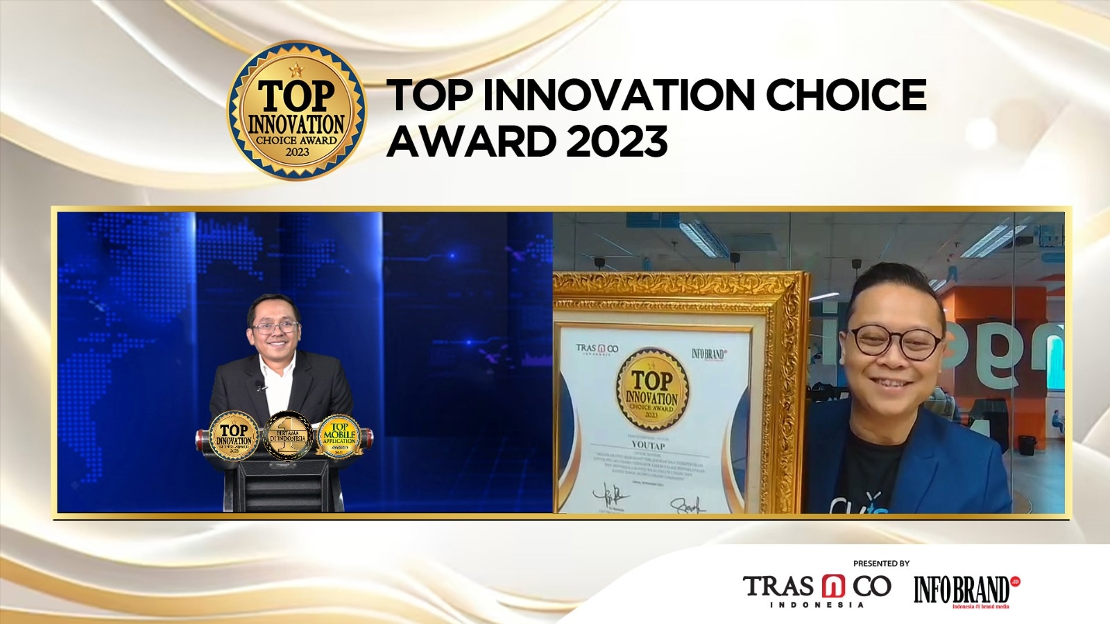 Dorong Transformasi Digital, YOUTAP Raih Penghargaan TOP Innovation Choice Award 2023