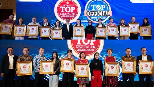 Top Digital PR dan Top Official Store Award 2024, Ini Jajaran Pemenangnya