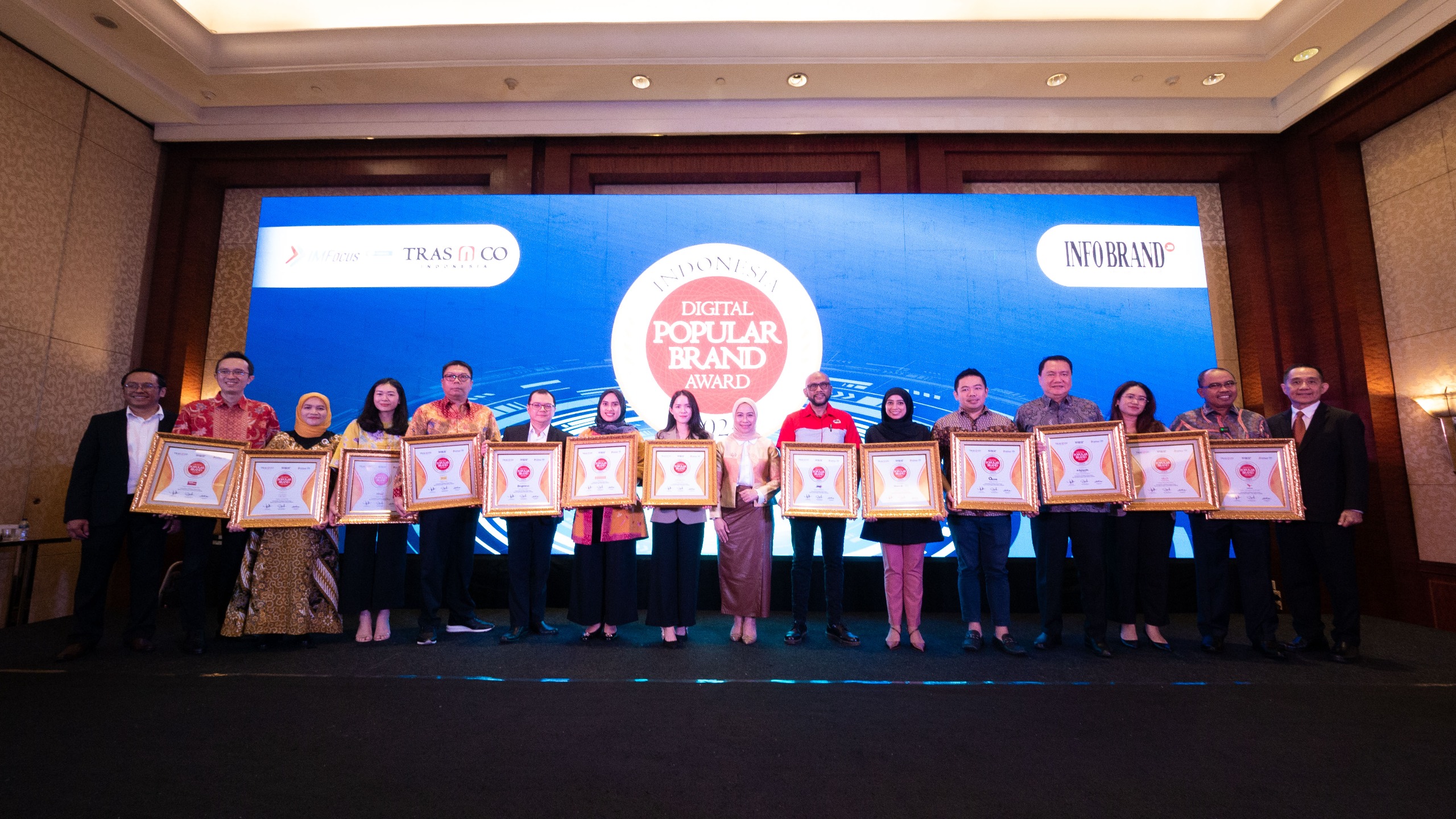 Infobrand Gelar Indonesia Digital Popular Brand Award 2024