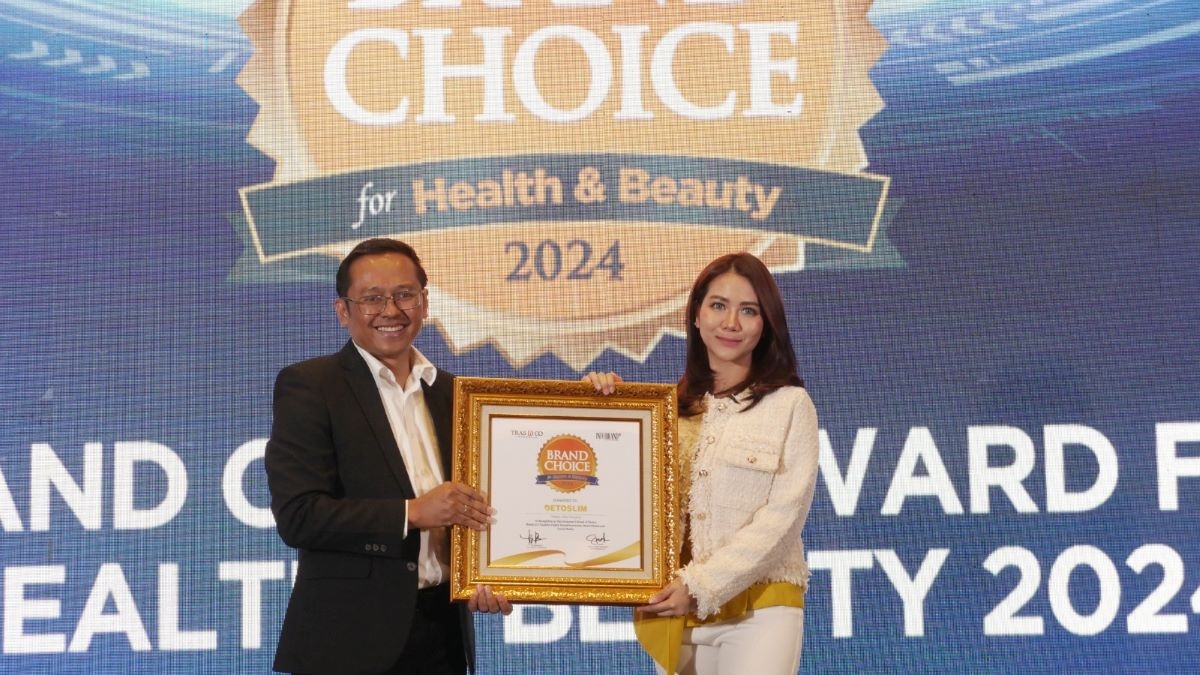 Prioritaskan Kastamer, Detoslim Diganjar Brand Choice Award for Health & Beauty 2024