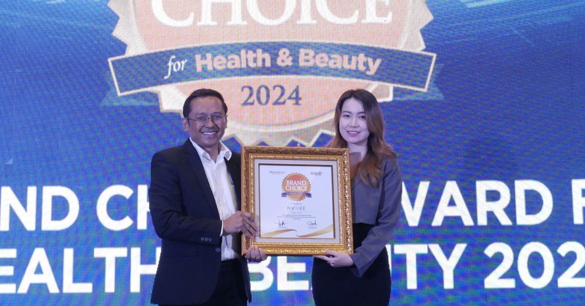 Lakukan Inovasi, NVMEE Sabet Penghargaan Brand Choice Award for Health & Beauty 2024