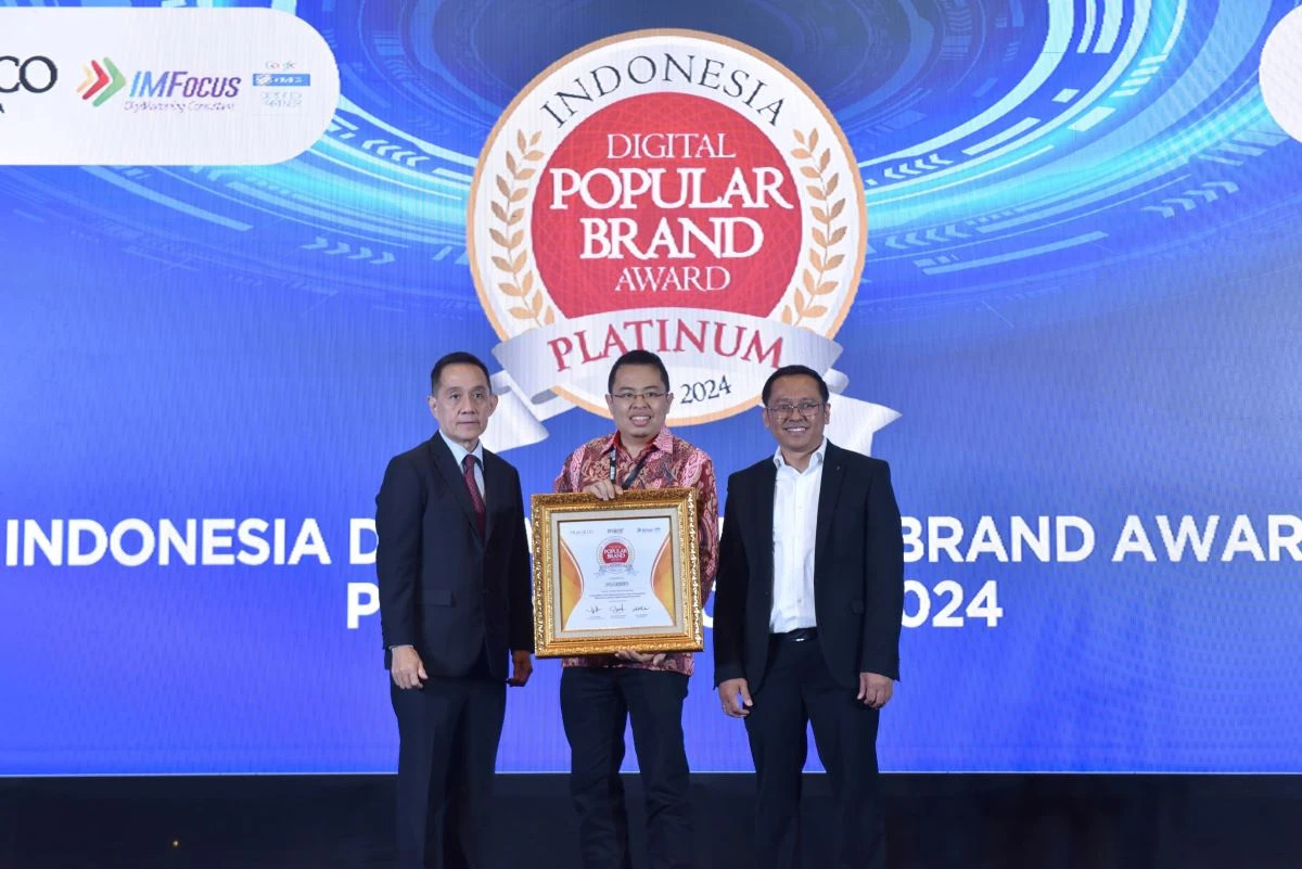 Plossa Raih Penghargaan Indonesia Digital Popular Brand Award Platinum 2020-2024