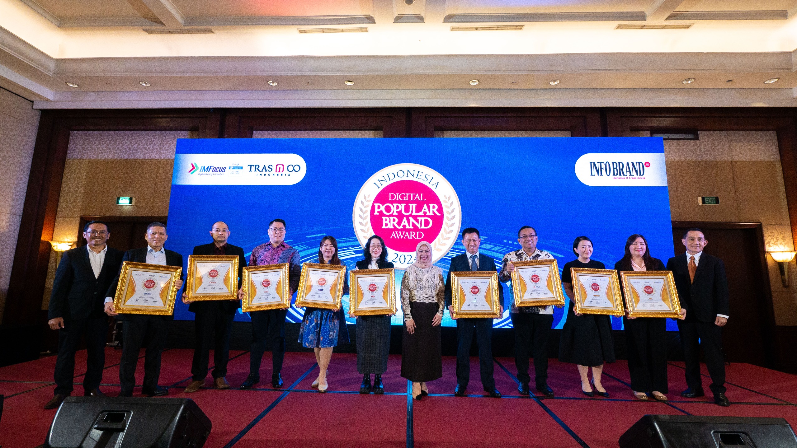 INFOBRAND.ID Gelar Penghargaan Indonesia Digital Popular Brand Award