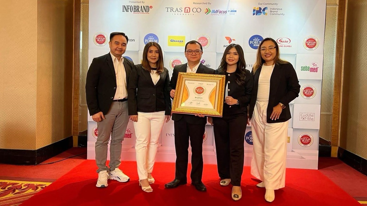 Brighton Real Estate Raih Penghargaan #1 Indonesia Digital Popular Brand Award (IDPBA) 2024
