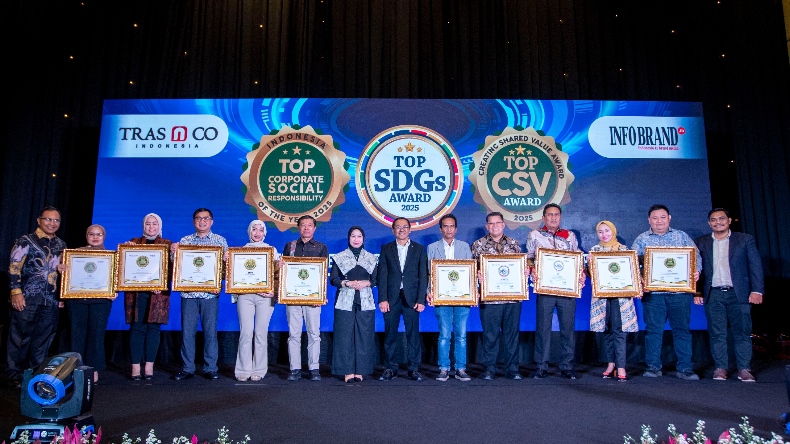 INFOBRAND.ID Kukuhkan Pemenang Top CSR of The Year 2025, Top CSV Award 2025, dan Top SDGs Award 2025